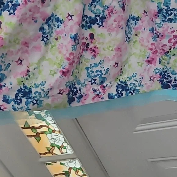 American Girl Colorful Dress With Sheer Trim Size 8 Girls - Picture 4 of 8